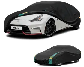 190t-hlv-3m Molebt Coupe Car Cover Waterproof All Weather For Automobiles Universal Fit F