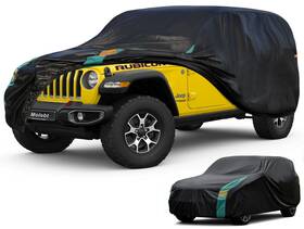 Molebt 190t-hlv-jeep Allweather Jeep Wrangler 4door Car Cover Waterproof Uvresistant Dustproof