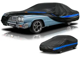 Ht-190t-hl-3xxxl-1 Molebt Car Cover Waterproof All Weather For Automobiles Universal Fit Genesi