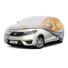 Ht-hpe-2m Molebt Multilayers Hatchback Car Cover Waterproof All Weather For Automobiles Heavy