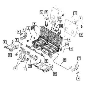 Mopar 1up30gt5aa For Dodge Durango 2011 Actuator Cover