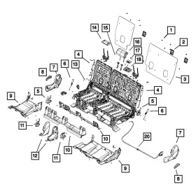 1up30gt5aa Mopar For Dodge Durango 2011 Actuator Cover