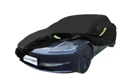 Bz-bk-md3 Morhept Car Cover For Tesla Model 3 Custom Fit Waterproof All Weather Full E