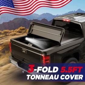 Mostmotor 2025m32103v0722 5.5ft Soft Truck Bed Tonneau Cover 4-fold/ 3-fold For 2009-14 Ford F150 Fx2