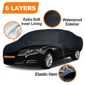 Motorhome2018 711006671476 6 Layer Custom Fit Chevy Impala 2-door 1958-1981 Waterproof 100% Car Cover