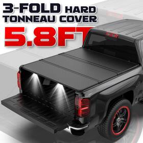 Motorstarship 620m04220102p620 5.8ft Hard Tonneau Cover For 14-18 Chevy Silverado Gmc Sierra Short Bed