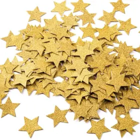 200star Mowo Glitter Five Stars Confetti Wedding Party Decor And Table Gold