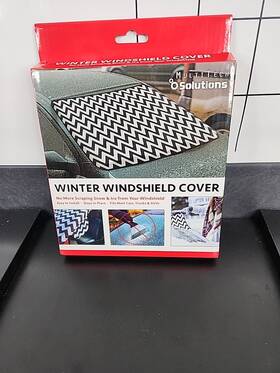 Multitech Solutions 74861 Multitecu Winter Windshield Cover 57 Inch X 41 Polyester Reusable New