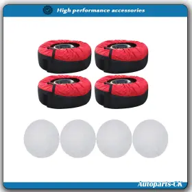 Ack2441468 Munirater Dust Cover New 4pcs For Red 420d And Black 600d Tyre Cases Bags With Handheld