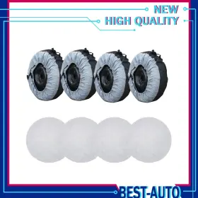 Be302932x Munirater Brand New Tyre Cases And Bags Package Of 4 Gray With Black Handle 600d