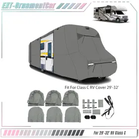 Eot265549e Munirater 29ft-32ft Rv Cover Storage Non-woven Fabric For Class C Motorhome Trailer Camper