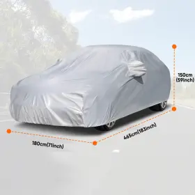 A52-15-3-lxlxxl Neverland Car Cover Dust Sun Resistant Snow Protector Waterproof Universal L Xl For Sedan