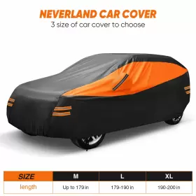 A52-33-y-all Neverland Waterproof Full Suv Cover Outdoor Rain Dust Sun Uv Protection Fit For 180 Inch -201