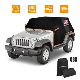 Neverland A52-39-w-4 Cab Cover For Jeep Wrangler 4 Door 2007-2025 All Weather Snow Rain Uv Protection