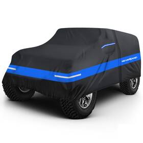 Neverland A52-59-w-4 Full Car Cover For Jeep Wrangler 4 Door 2007-2021 Waterproof Uv Hail Protection