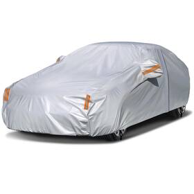 Neverland A52-67-3-l Sedan Car Cover Waterproof Fit Length 175-183 Inch Silver
