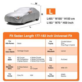 Neverland A52-73-74-sedan L Xl Heavy Duty Waterproof Car Cover Rain Snow Scratch-resistant Full Protection