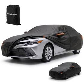 Neverland A52-74-3-l Large Car Cover Waterproof Heavy Duty Uv Resistant For Bmw 325i 328i Silver