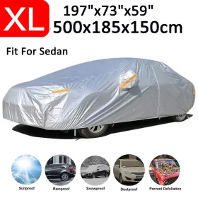 Nb-a52-13-3-xl Neverland Waterproof Uv Snow Full Car Cover Sun Rain Resistant Protection Glow At Night Xl