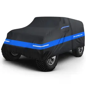 Neva52-59-w-4 Neverland Car Cover Waterproof For Jeep Wrangler 4 Doors Jku Jlu 07-24 Uv Rain Protection