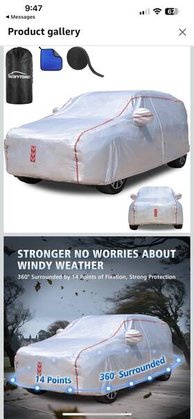 Ngwytong Xp-123 Suv Car Cover 30 S Quick Install Underbody Wrap-around Mount