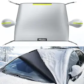 Nm-24-snow Nmoiss 2024 Upgraded 5-layer Protection Windshield Cover Medium 63in 51in