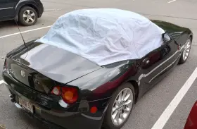 094g North American Custum Covers Bmw Z4 Convertible Soft Top Roof Half Cover E85 And E89 - 2002 To 2016