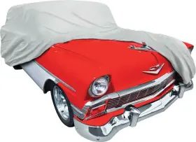 Mt8612fgr Oer Authorized Gray Softshield Cotton Flannel Car Cover 1956 Chevy Nomad And Safari Wagons