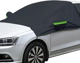 Omigao 781545653738 Extra Large Windshield Snow Ice Cover With Side Mirror Covers Protect