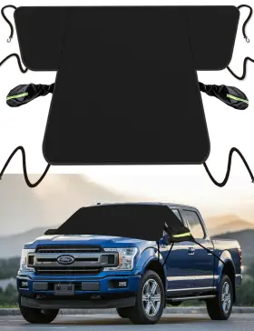 4070s Outzoom Snow Windshield Cover For Car Upgraded 7-layers Thicken 600d Oxford Wind