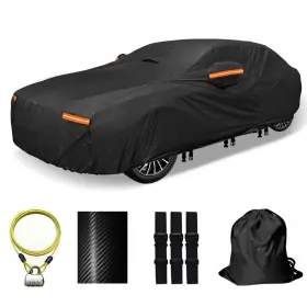 Oweeio-01 Oweeio 782846033359 30 Layers Car Cover For Automobiles All Weather Waterproof Outdoor Sn