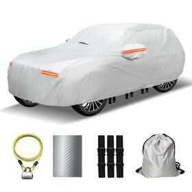 Oweeio 782846033380 30 Layers Suv Car Cover For Automobiles All Weather Waterproof Outdoo
