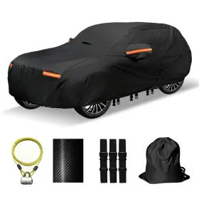 Oweeio-01 Oweeio 782846033397 30 Layers Suv Car Cover For Automobiles All Weather Waterproof Outdoor Snowp