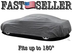 Ccar-613-lg Oxgord Car Cover 1 Layer Dust Gray Fits Up To 180 Inch - New