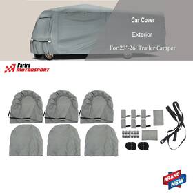 Partra Pt100450a Fit For 23ft-26ft Trailer Camper Class C Rv Windproof Waterproof Cover Brand New