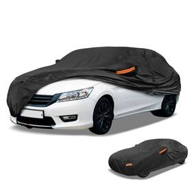 Partuto Tu002034a240812 Universal Waterproof Car Cover For Sedan Up To 177 Inch Uv Rain Protection