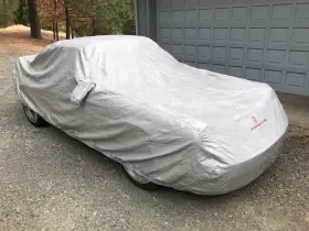 00004320201 Porsche Original 911 912 964 Car Cover Without Spoiler 1964-1989 Silver Carrera Sc