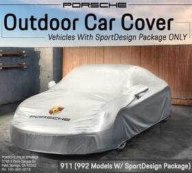 Porsche 992-044-012-06 Genuine 911 992 Outdoor Car Cover - Sportdesign Package