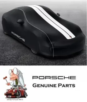 99204401210 Porsche 911 992 Black 75th Edition Car Cover Indoor Genuine