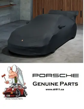 99204401255 Porsche 992 Gt3 Rs Black Outdoor Car Cover 911 Genuine Oe #99204401255