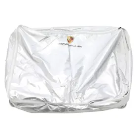9y0-044-024 Porsche Genuine Cayenne 2023 Outdoor Car Cover Silver With Storage