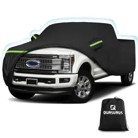 Q Qunsunus F150/250 5.5ft Waterproof Truck Cover For Ford F-150/f-250 Super Crew Cab Sho