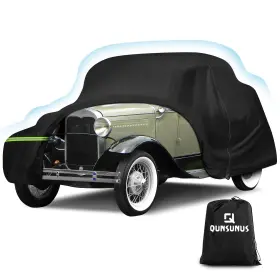 Xb644 Q Qunsunus Waterproof Car Cover For Ford Model A Coupe/roadster Black