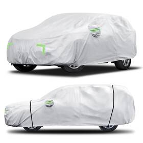 Qualencey Lt1d02u4m5q7p48aa000v5 Car Cover Custom Fit For Honda Crv Toyota Rav4 / Silver