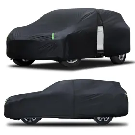 Lt1d02u4p5aa28t00a00r5 Qualencey Suv Car Cover Waterproof All Weather For Automobiles Size S2 Universal Fit F