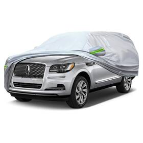Quyddc Quy-asuv600 Full Car Cover C15 - Fits Suvs 214 Inch -236 In Length Silver