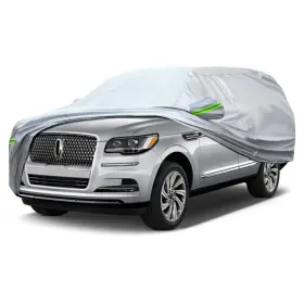 Quy-asuv600 Quyddc Full Car Cover C15 - Fits Suvs 214 Inch -236 In Length Silver