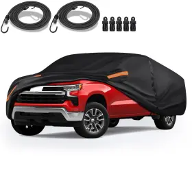 Zycya-16 Quyddc 16-layer Special Full Car Cover Fit For 2004-2024 Chev-vy Silverado 1500 Crew