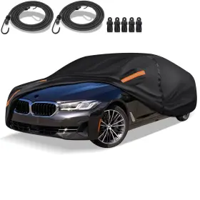 Zycya-20 Quyddc Special 16 Layers Full Car Cover Fit For 2006-2024 Bm-w 525i 528i 530i 535i 5