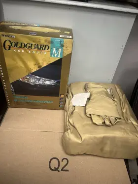 9756 Rally Vintage Goldguard Car Cover Item # Medium Nos